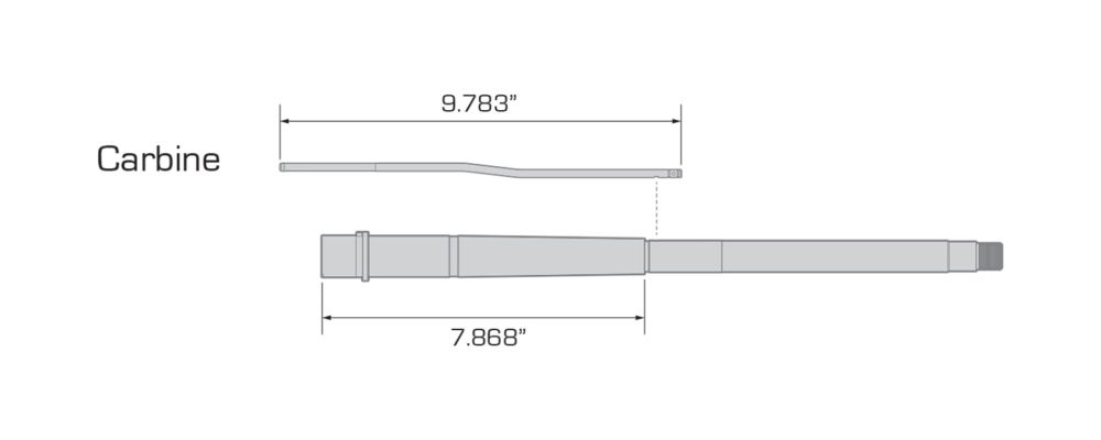 トイガン M4 AR15 Gas Tube Carbine Length Gauged Rifle Length Gas Tubes