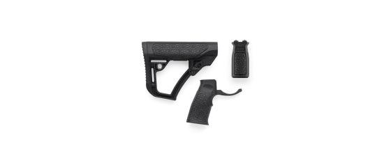 Buttstock, Pistol Grip, & M-LOK® Vertical Foregrip Combo - Black