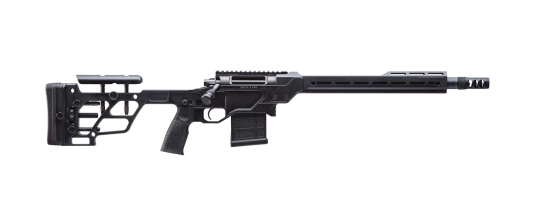 DELTA 5 PRO Bolt-Action Rifle with 16-inch Barrel, Chambered in .308. Black Finish, Right Profile