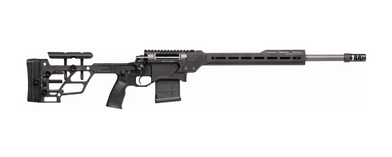 DELTA 5 PRO Bolt-Action Rifle with 20-inch Barrel, Chambered in .308 Win. Black Finish, Right Profile
