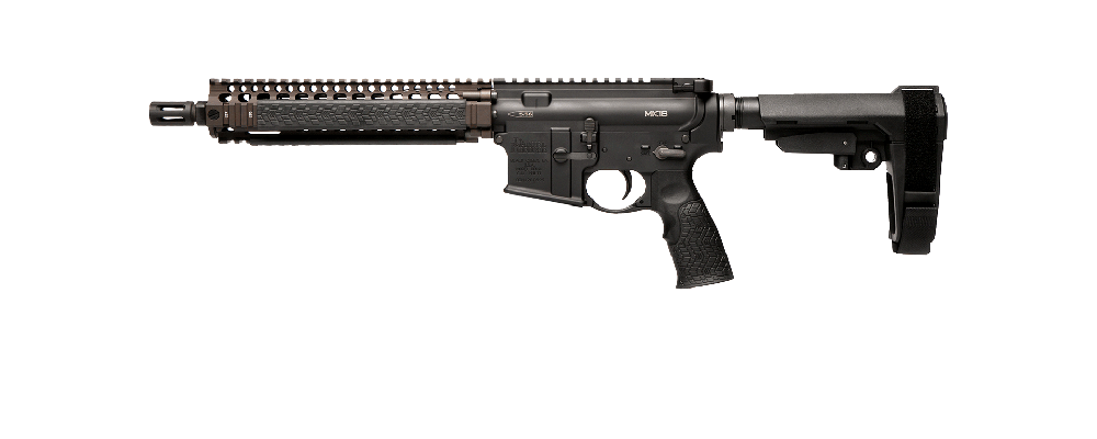 MK18 Pistol (FDE) (No Mag) | Daniel Defense