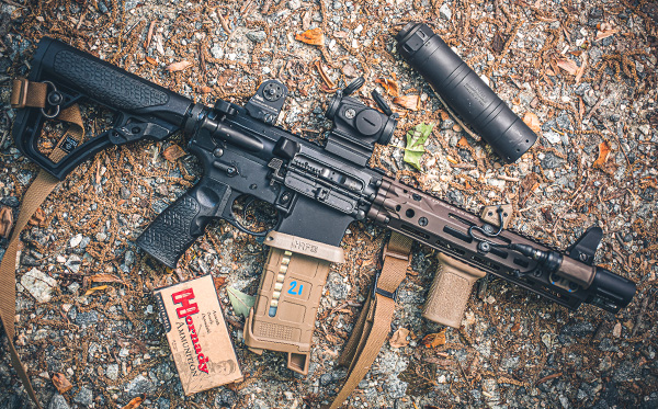 Carabine type AR15 DANIEL DEFENSE MK18 canon court 10.3'' cal